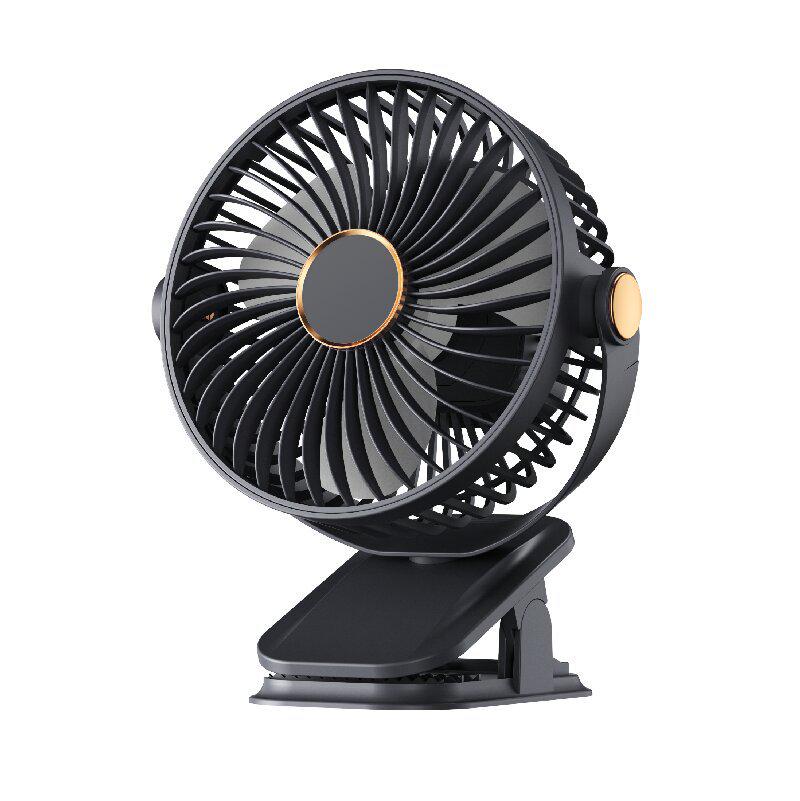 Rechargeable USB Clip-On Light Fan for Dorms and Offices