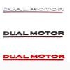 Hecklogo für Tesla Model 3 Y S X DUAL MOTOR Buchstaben Emblem 3D Auto Styling Kotflügel Plakette Embleme Model3 Dekorationszubehör