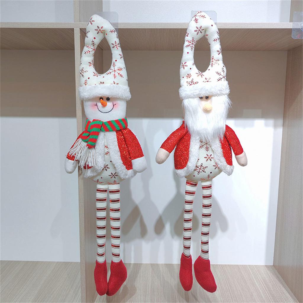 Christmas Door Hanging Ornament Long Leg Doll Hanging Decoration For Tree Holiday Party Decoration Indoor and Outdoor
