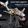 MeiJi 13059 Tier-Modellbausteine: Mechanisches Wal, Hai, Dinosaurier, Papagei, Gottesanbeterin Steckbausatz Spielzeug