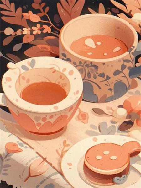 Diamant-Malerei-Set, Kuchen, Essen, volle quadratische und runde Stickerei, Kaffeelandschaft, Mosaik, Heimdekoration