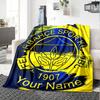 1pc Fenerbahçe Spor Kulübü Blanket with Custom Name, Gift, for Men and Women, Soft Blanket, Good for Sofa Bed Couch Travel, Lightweight Flannel Blanke