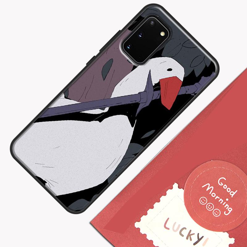 Cartoon Funny Goose Phone Case For Samsung Galaxy S25 S26 Ultra S20 S21 S22 S23 S24 Plus S9 S10 S25 FE Cover Shell