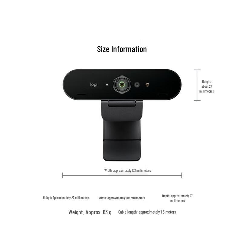Logitech 4K Brio C1000E Webcam