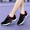 Fashion Black Sports Shoes Mesh Breathable Adult Sneakers Women Shoes Thick Sole Tennis Running Shoes 2025 Spring Summer Sneakers Ladies