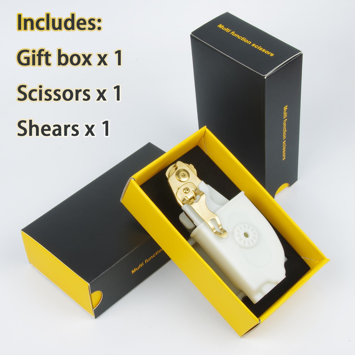 

Многофункциональные ножницы, тактические плоскогубцы, инструмент для выживания на открытом воздухе, складной креативный гаджет, выдвижные ножницы из нержавеющей стали для хищников