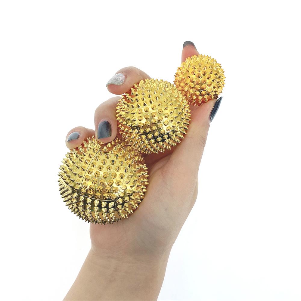 1 paar Yoga Fitness Ball Magnetfeldtherapie Massager Magnet Hand Akupunktur Ball Akupunkturpunkt Nadel Massage Männer Frauen Druckentlastung