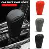 Silicone Car Case Gear Head Shift Collars Shift Knob Grips Cover Handbrake Decor Car Accessories for Mazda3 Axela CX4 CX5 CX8