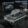 Tiger 97001 Heavy Tank Military Model Building Kit with Minifigures