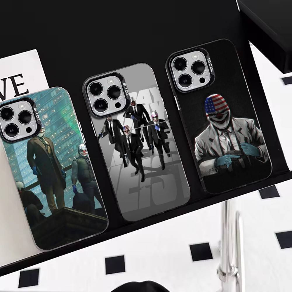 Gehaltstag Handyhülle Für iPhone 17,16,15,14,13,12,11 Plus,Pro Max,XS,Bunte Silberne Schwarze Hülle