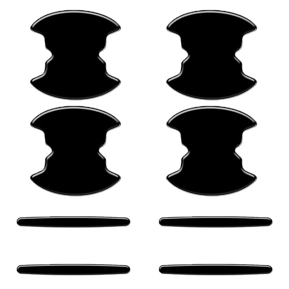 

Door Handle Protectors Set of 8 Pcs Car Door Knobs Scratch Resistant Seal No чёрный