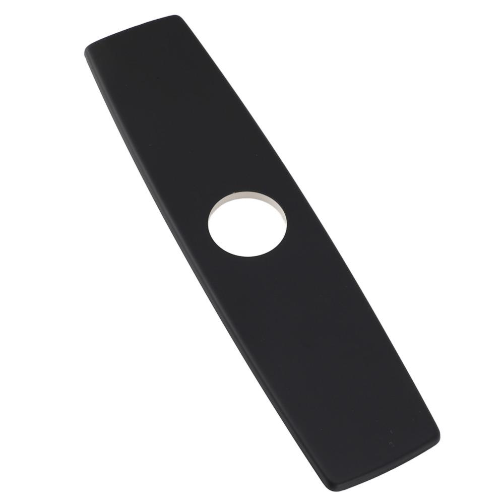 304 Stainless Steel Sink Hole Cover Matte Black Faucet Base Plate  Home Improvement