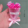 Beautiful Dry Flowers Fridge Magnets Babysbreath Rose Sunflower Flower Bouquet Fridge Stickers Wedding Gifts Home Decoration