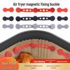 Silicone Buckle for Securing Air Fryer Parchment Liners (High Temp Resistant)