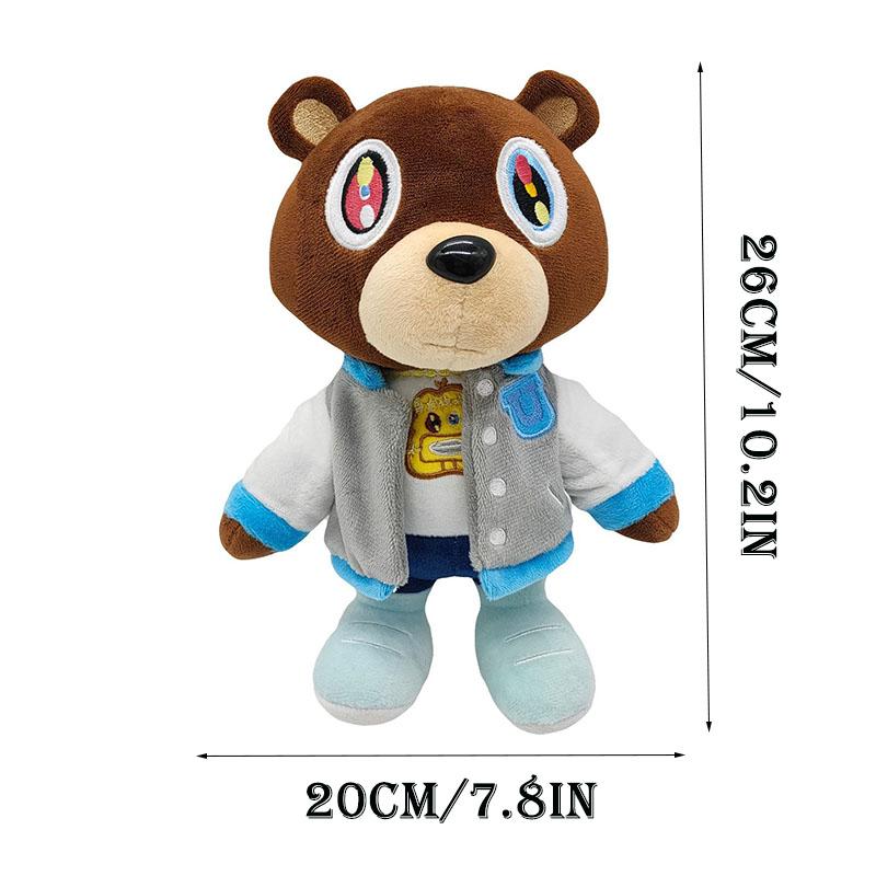 

Dropout West Канье Плюшевые игрушки Мишка Тедди Мягкая игрушка Кукла Рождественские подарки День рождения