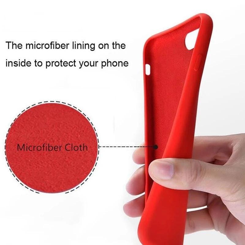 Liquid Silicone Case For iPhone 17 16 13 15 14 ProMax 12 Pro Cover for iPhone 16 17 13 11 12 14 15 Pro Max Soft Cases With Box