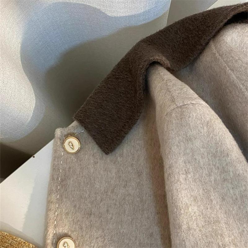 Woolen Coat Women's Early Autumn and Autumn Clothes, Small Temperament, Short Blouse, Western Style Woolen Coat