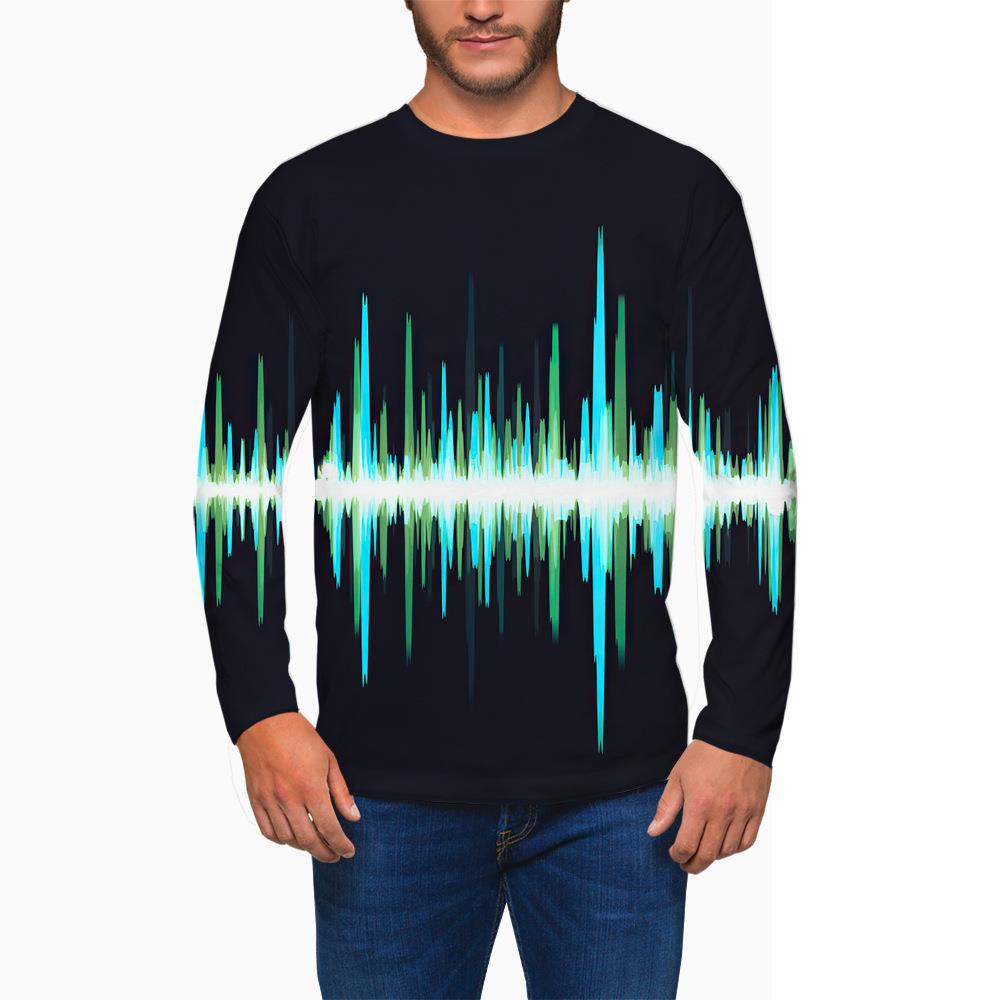 Autumn Fashion Men's T-shirt 3D Print Graphic T Shirts Street Trend Hip Hop New Men's Clothing Long Sleeve Round Neck Y2K tops