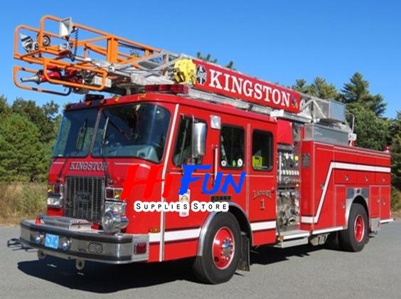 Diy Full Drill Diamond Mosaic Fire Trucks Rescue Truck Diamond Painting Ladder Truck Wall Decor Picture of Rhinestones Kit