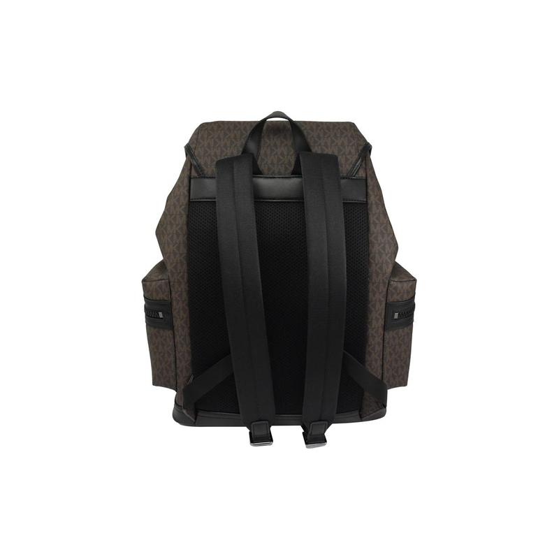 MICHAEL KORS Hudson Presbyopia Casual Flip Design Polyester Hiking Bag School Bag Backpack Backpack Large Men's Brown