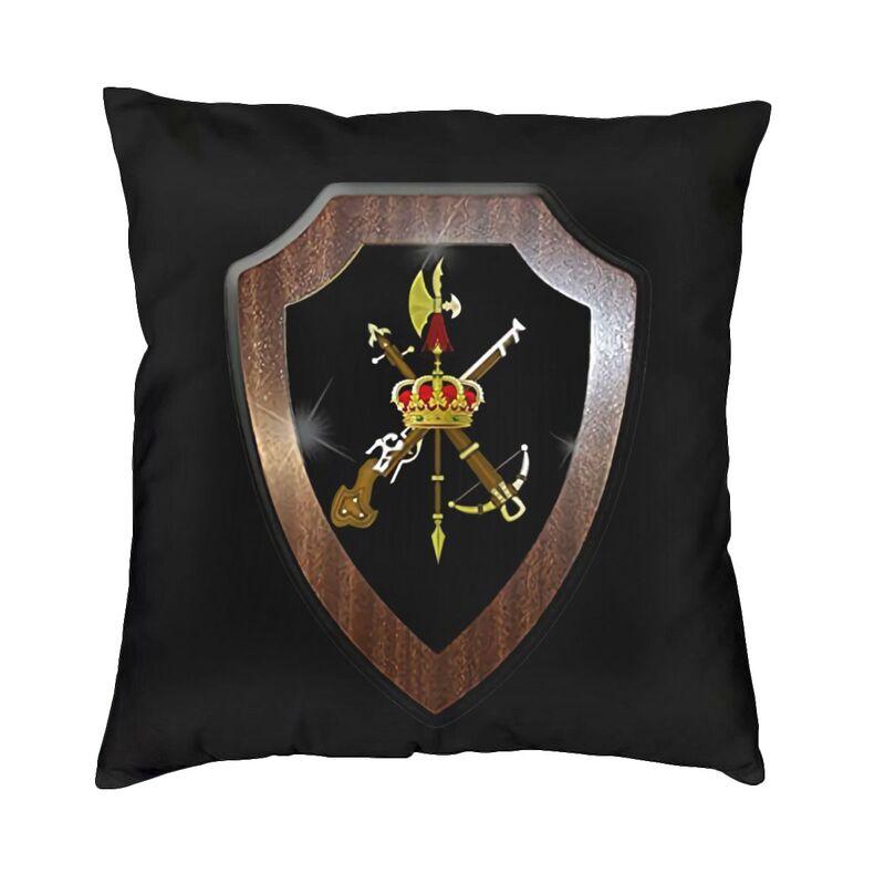 Spanish Legion Espanola Flag Cushion Cover 45x45 Cm Zipper Spain Coat Of Arms Soft Luxury Throw Pillow Case for Sofa Pillowcase