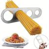 Stainless Steel Spaghetti Measuring Tool - 4-Portion Control Gadget for Perfect Pasta Servings, Durable & Easy To Clean Kitchen Accessory