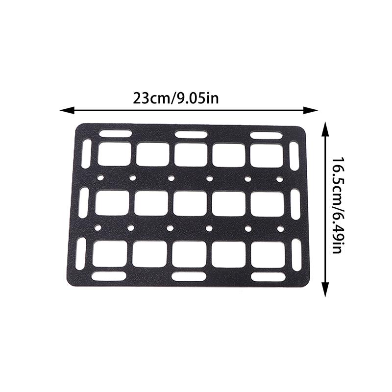 Motorcycle Molle Panel For Trunk Storage Metal Waterproof Tactical Universal Side Box Organizer Modular Storage