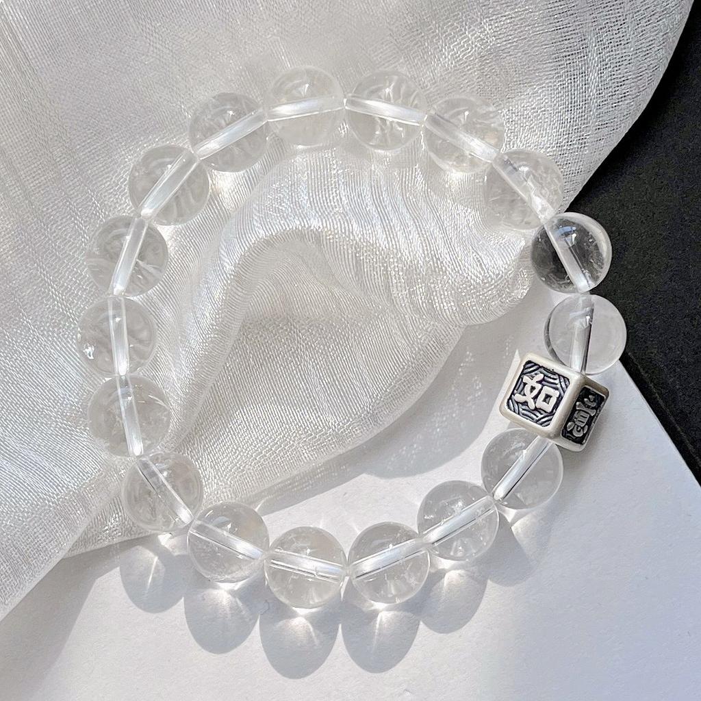 10M925 Silber Design Hochwertiges Weißes Kristallarmband