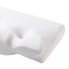 Piercing Pillow Ergonomic Soft Cervical for Couch Traveling Apartment gray and white