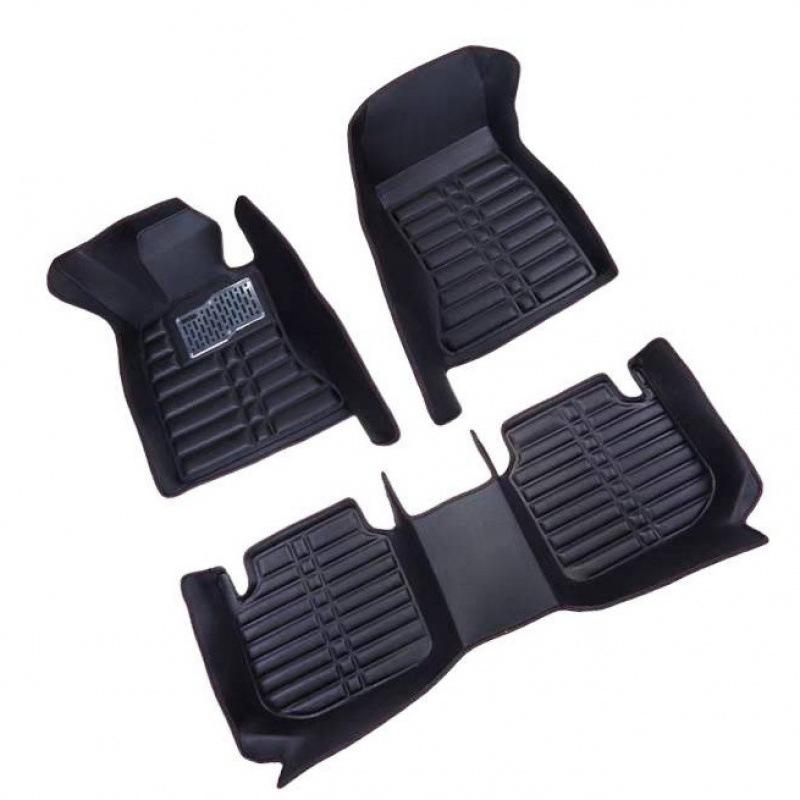Leather Anti-Slip, Wear-Resistant Floor Mats for Honda City, XRV, Vezel, Avancier, and URV - Easy To Install.
