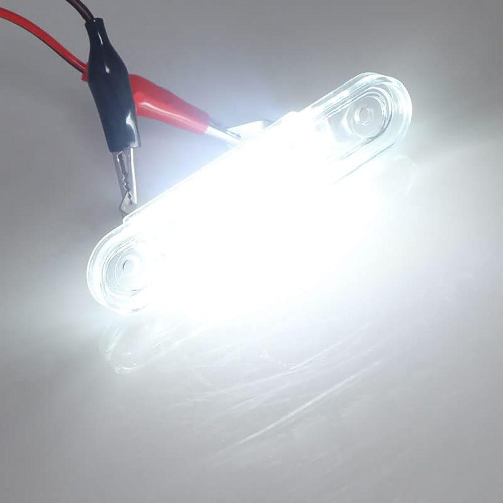 1Pair LED License Plate Light A1248200256 for Mercedes-Benz W124 W201 W202