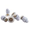 8pcs/lot Shower Rooms Cabins Pulley Shower Room Roller /Runners/Wheels/Pulley Roller Diameter19-27mm Glass Hole Distance 15-17mm