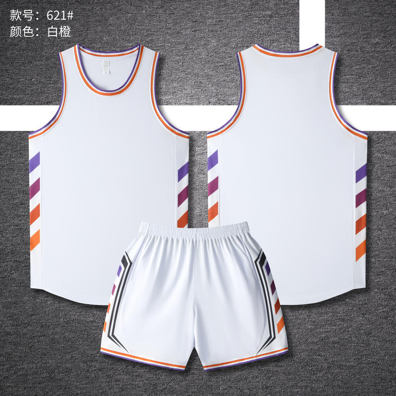 New American basketball jersey set Summer camp adult children's quick-drying jersey Game training basketball jersey