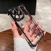 Red Cherry Plating Phone Case For Xiaomi Redmi 15 A3 15C 14C 13C K50 A1 Note 15 14 13 12 12s Pro Plus 4G 5G Anti Fall Airbag