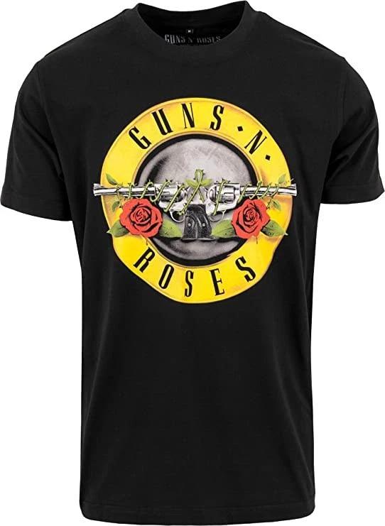 Футболка GUNS N ROSES Футболка ЧЕРНЫЙ ЛОГОТИП Хард-рок Музыка M