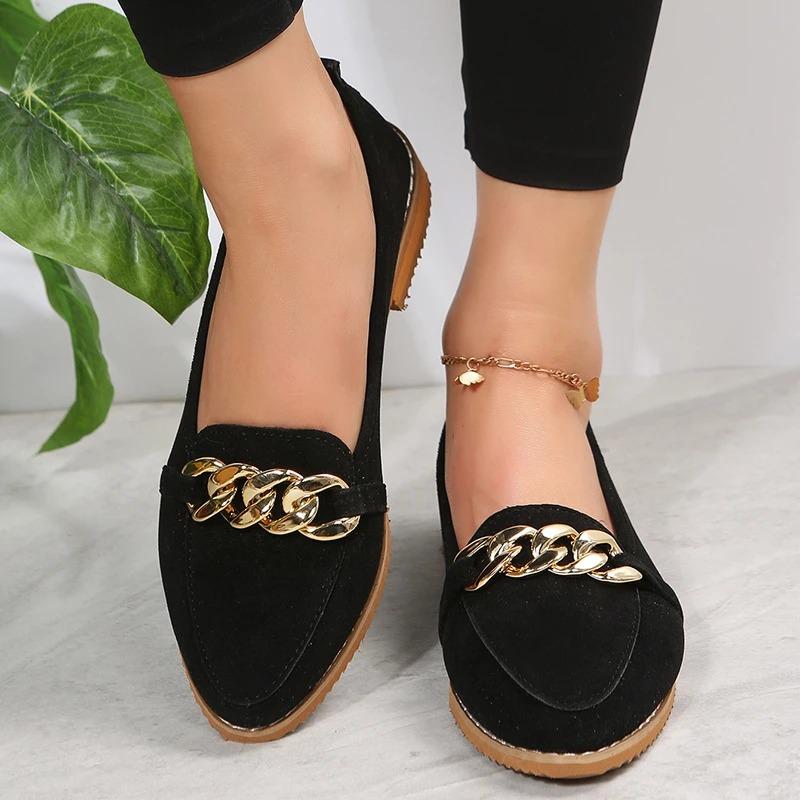 Spring Leopard Print Fashion Ladies Flat Heel Women Shallow Party Shoes Soft Soled  Loafers Mary Jane Large Size 43