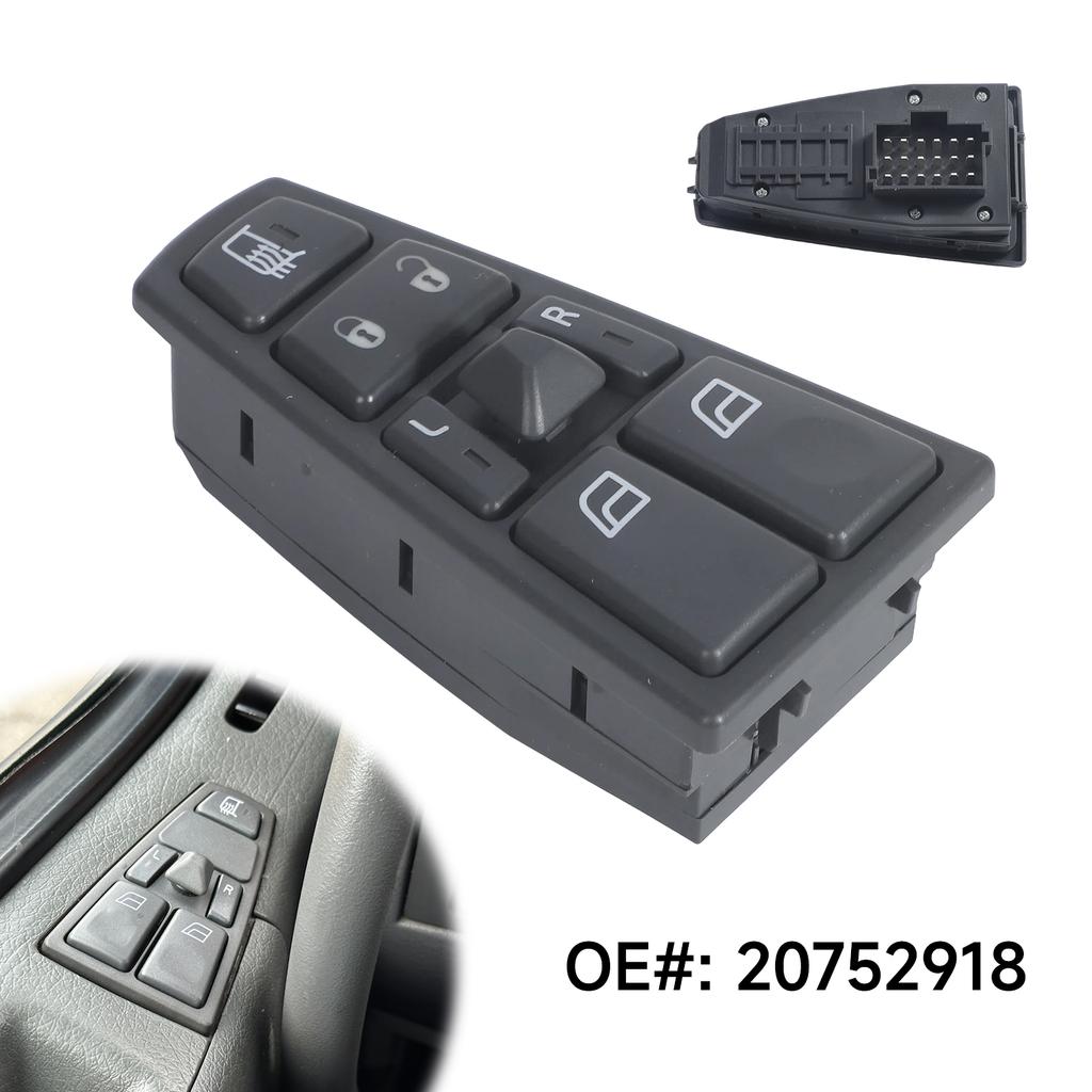 OE 20752918 21543897 Master Power Electric Window Lifter Regulator Button Control Switch For VOLVO Truck FH12 FM12 FM9 FH FM VNL