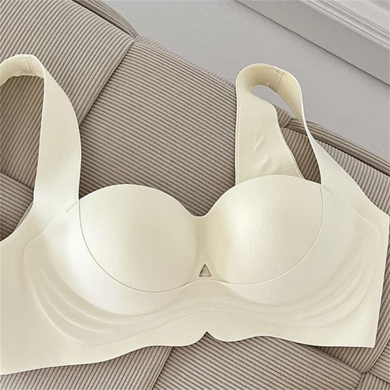 

Красный оригинальный бесшовный бюстгальтер с мягкой поддержкой подмышек и эффектом пуш-ап для женщин 32/70AB