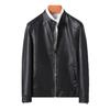 Leather Jacket Men's Youth Korean Style Slim Handsome Casual Men's Leather Jacket Motorcycle Jacket