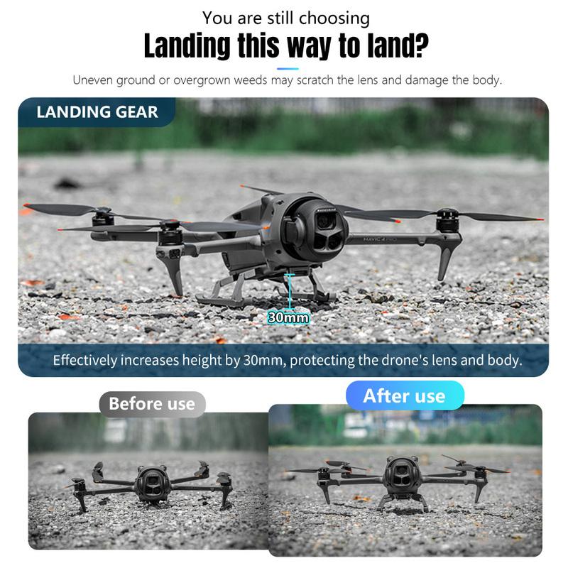 Lightweight Landing Gear for DJI Mavic 4 Pro Foldable Landing Training Frame Gimbal Protection Anti-collision Accessories