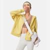 Li-Ning Fitness Series Moisture-Wicking Thermal Fleece Hooded Cardigan Raglan Dopamine Long Sleeve Sweatshirt Women sweatshirt AWDU562-3