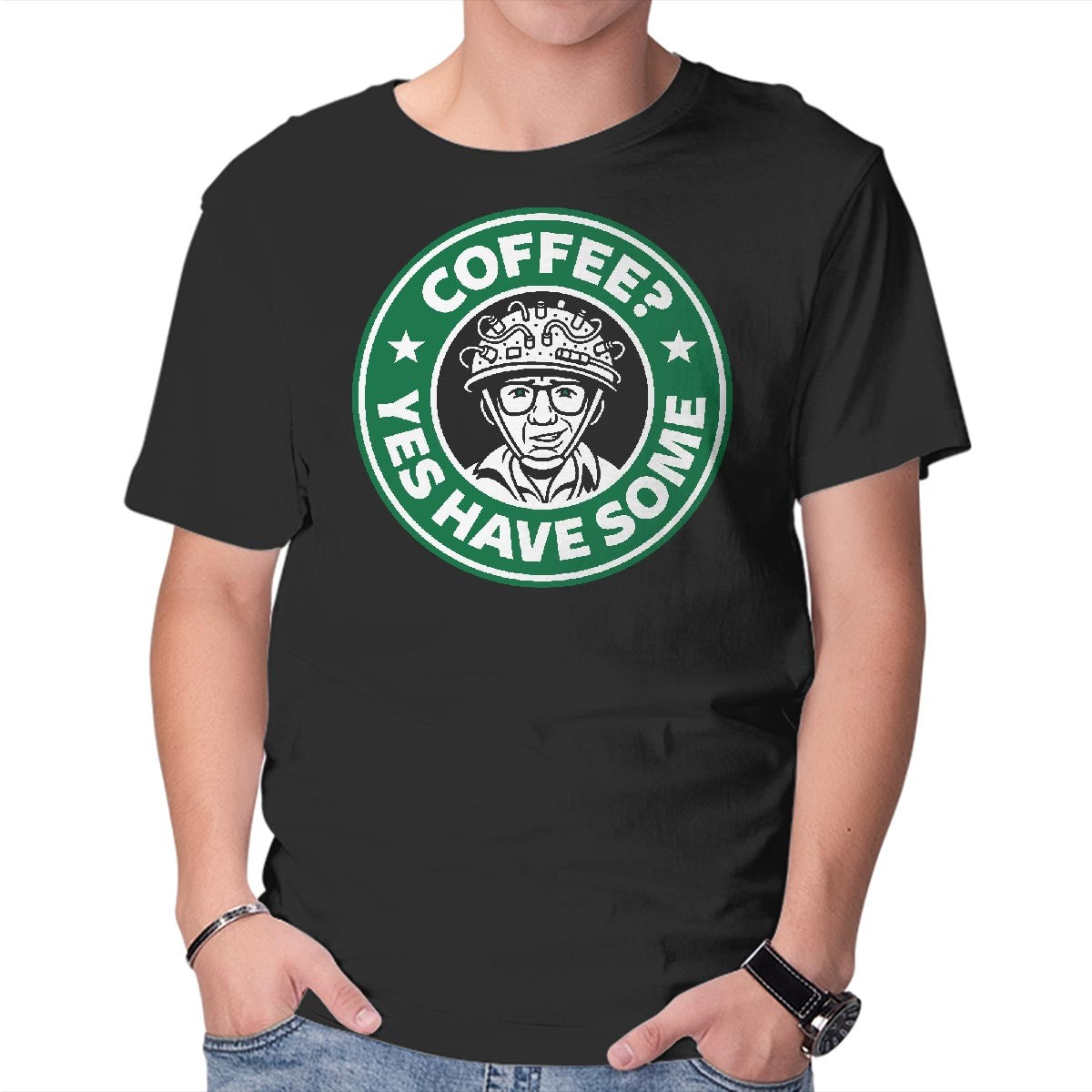Unisex Crew Neck T-Shirt Yes, Have Some! Graphic Short Sleeve Casual Tee M
