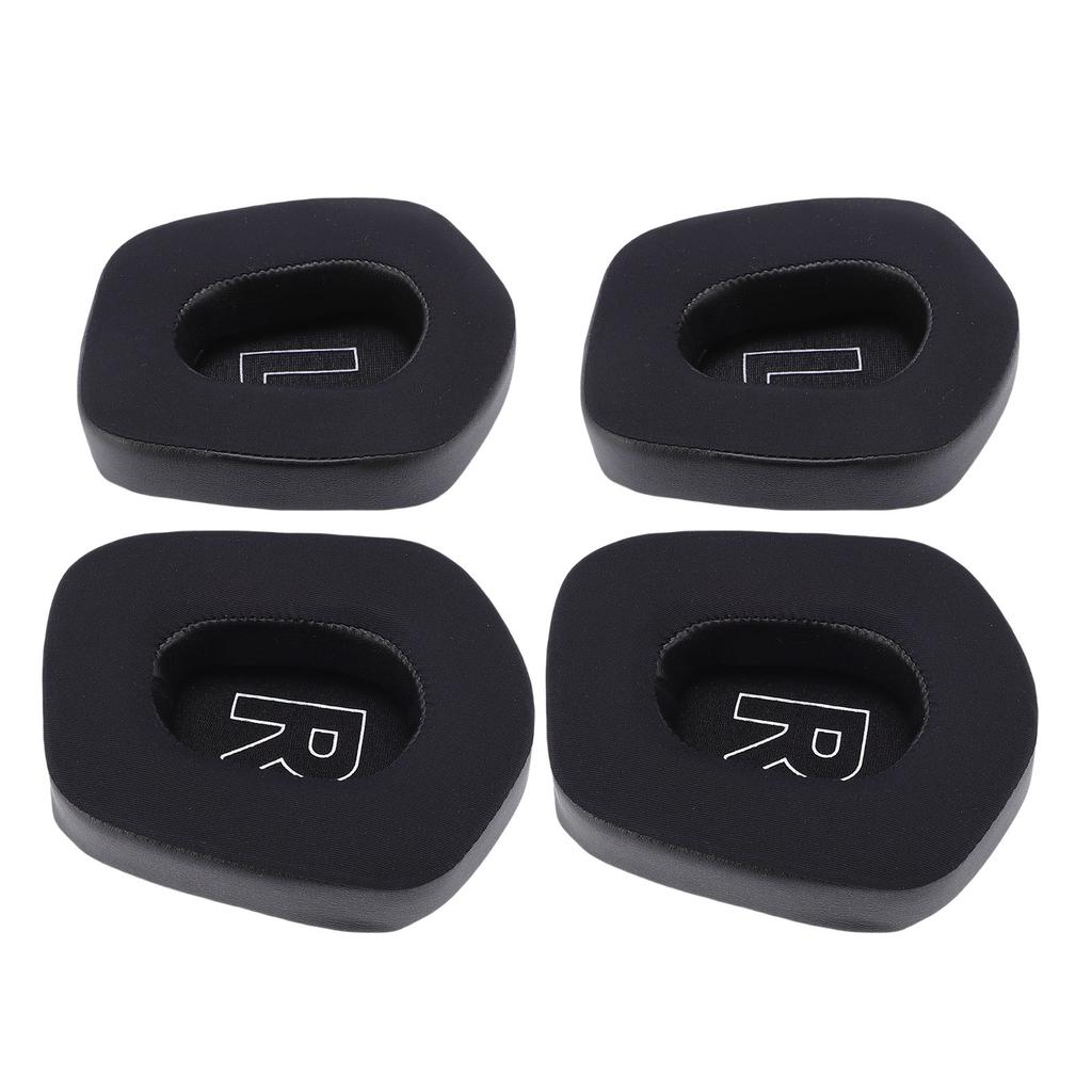2 Paar Kühlgel-Ohrpolster Ersatz für Logitech G733 Wireless Headset Proteinleder Memory