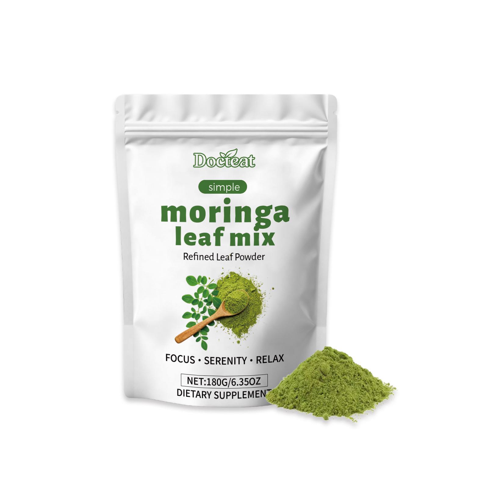 

Docteat Moringa Leaf Nutrition Powder - Daily Gentle Formula for a Comfortable, Lightweight Experience