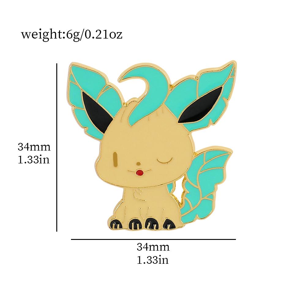 Anime Pokémon Emaille-Anstecker für Rucksäcke Niedliche Pikachu Gengar Glurak Broschen Metall Emaille Abzeichen Pins Pokemon Sammlung Geschenk