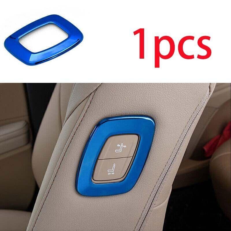 Titanium For Toyota Camry 2018- Trim Seat Adjust Handle Button Frame Blue