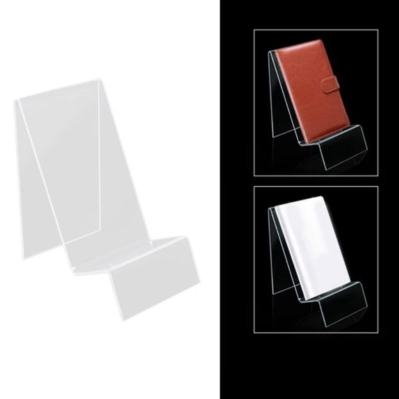 Clear Book Holders Magazine Stand Acrylic Books Stand Cookbooks Stand Recipe Holders for Magazine Brochures Menu Card