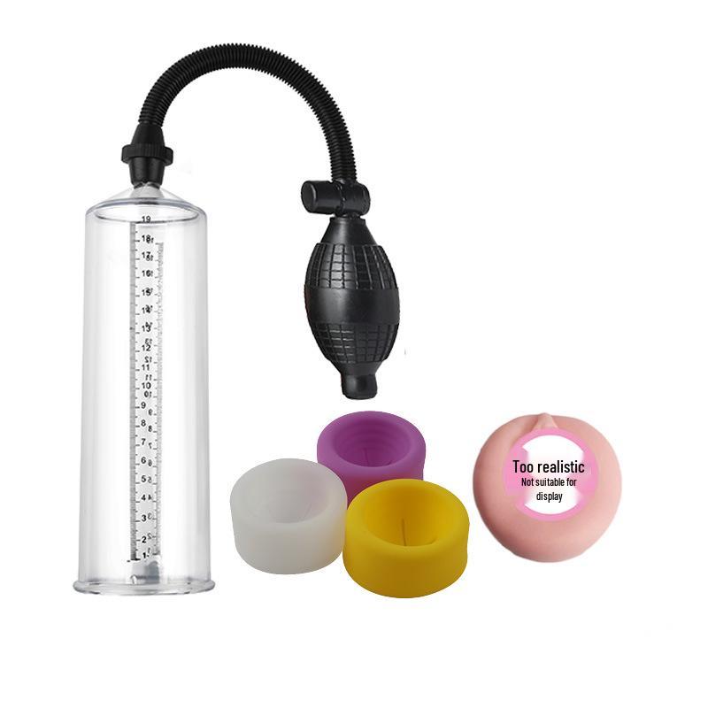 Male Enhancement Device Accessories: Silicone Leather Case & Rubber Suction Ball