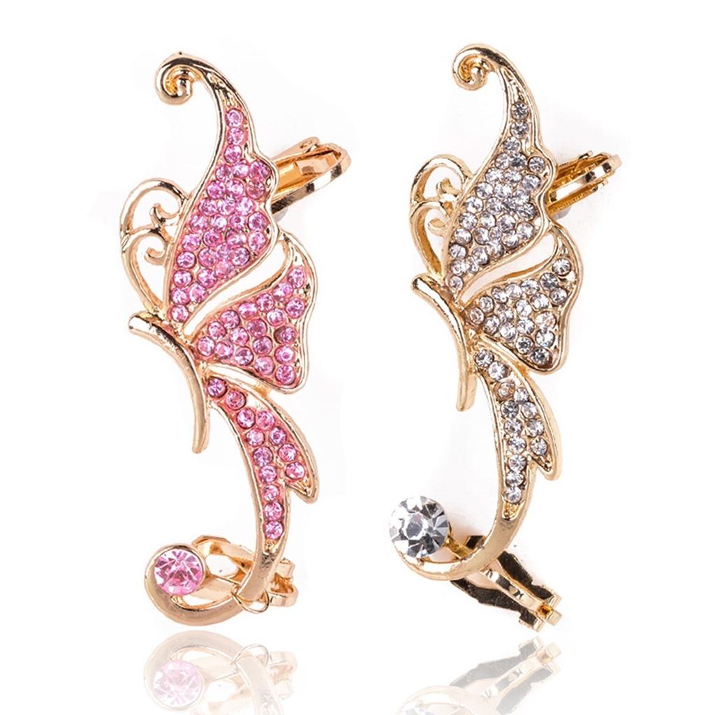 1Pcs Butterfly Butterfly Ear Cuff Clip Cartilage Earring For Women Jewelry Gift