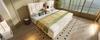 Upholstered Bed 140x200 cm Double with Hidden Cup Holder & Charging Station, Hydraulic with Storage Under the Bed, Linen Beige (Without Mattress)